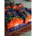 Cheap Price with Top Quality Orange Silver Tarpaulin Shelter